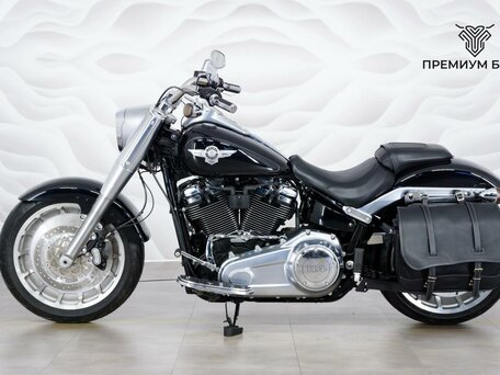 2018 Harley-Davidson Fat Boy, чёрный, 1899000 рублей, вид 2