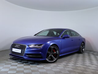 2016 Audi A7 I (4G) Рестайлинг, синий, 2190000 рублей, вид 1