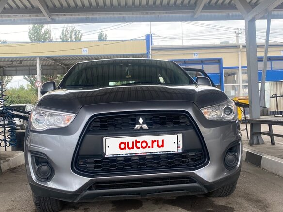 2014 Mitsubishi ASX I Рестайлинг, серый, 1300000 рублей - вид 1