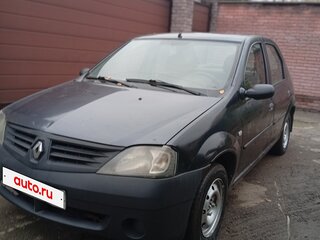 2008 Renault Logan I, серый, 190000 рублей, вид 1