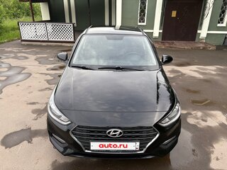 2017 Hyundai Solaris II, чёрный, 960000 рублей, вид 1