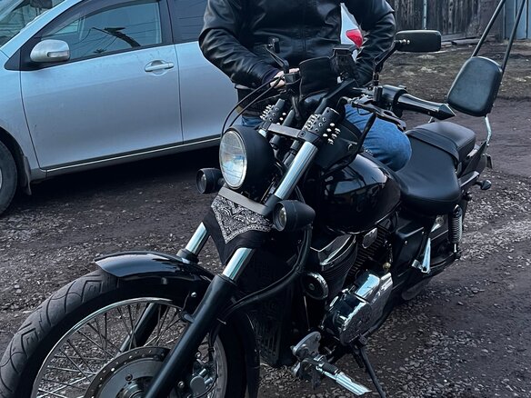 2005 Honda Shadow 750, чёрный, 460000 рублей - вид 6