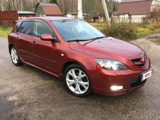 2008 Mazda 3 I (BK) Рестайлинг, красный, 950000 рублей, вид 3
