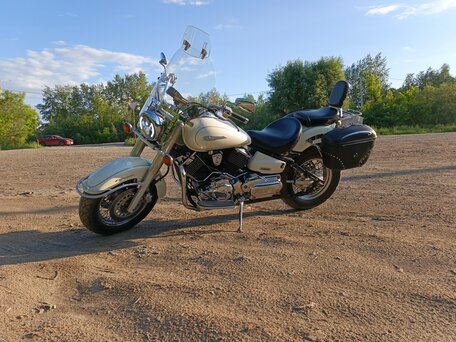 2002 Yamaha XVS1100, белый, 520000 рублей, вид 4