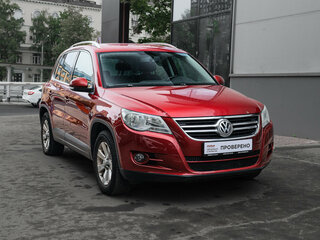 2011 Volkswagen Tiguan I, красный, 878000 рублей, вид 3
