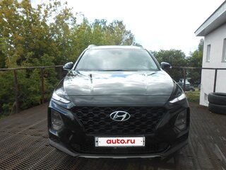 2018 Hyundai Santa Fe IV, чёрный, 2780000 рублей, вид 5