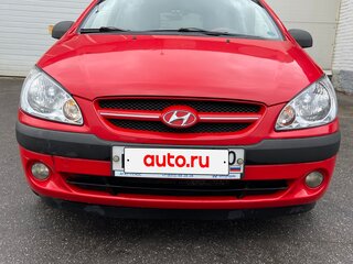 2008 Hyundai Getz I Рестайлинг, красный, 600000 рублей, вид 3