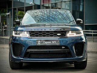 2021 Land Rover Range Rover Sport SVR II Рестайлинг, синий, 6475000 рублей, вид 3