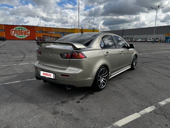 2008 Mitsubishi Lancer X, бежевый, 890000 рублей - вид 4
