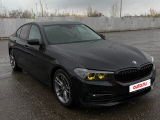 2019 BMW 5 серии 520d VII (G30/G31/G38), чёрный, 2860000 рублей, вид 1