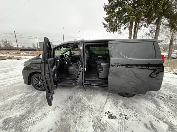 2021 Toyota Alphard III Рестайлинг, чёрный, 4600000 рублей - вид 27