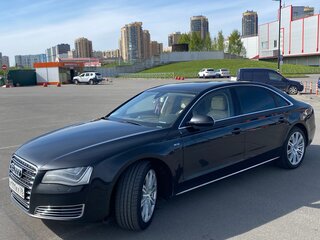 2011 Audi A8 Long III (D4), чёрный, 1400000 рублей, вид 1