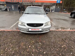 2006 Hyundai Accent ТагАЗ II, серебристый, 305000 рублей, вид 2
