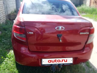 2013 Lada (ВАЗ) Granta I, красный, 370000 рублей, вид 3