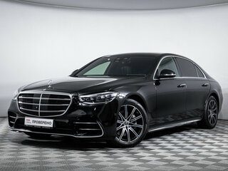 2021 Mercedes-Benz S-Класс 450 4MATIC VII (W223), чёрный, 6890000 рублей, вид 1