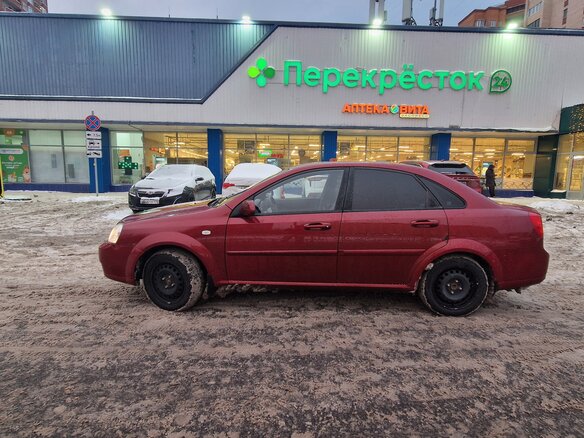 2009 Chevrolet Lacetti I, красный, 300000 рублей - вид 4