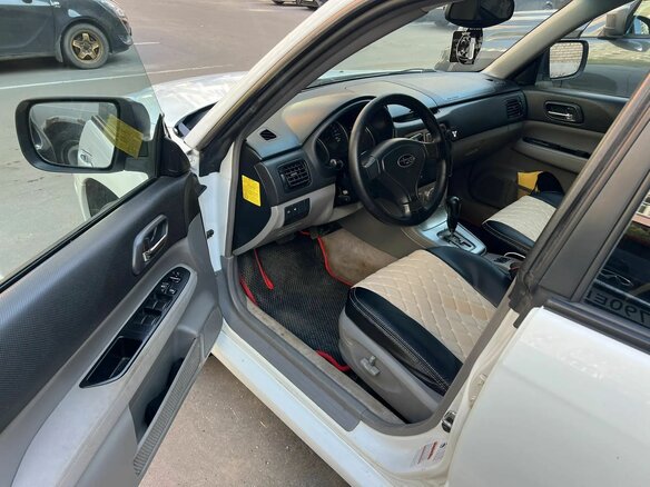 2005 Subaru Forester II Рестайлинг, белый, 910000 рублей - вид 12