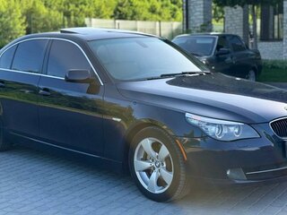2008 BMW 5 серии 528i V (E60/E61) Рестайлинг, синий, 1400000 рублей, вид 3