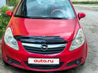2007 Opel Corsa D, красный, 350000 рублей, вид 1