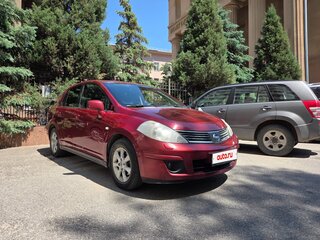2007 Nissan Tiida I, красный, 700000 рублей, вид 3
