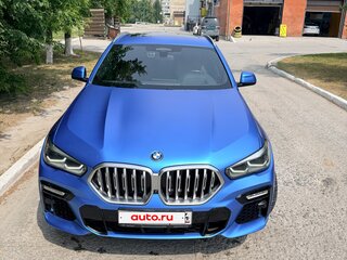 2021 BMW X6 30d III (G06), синий, 8500000 рублей, вид 3