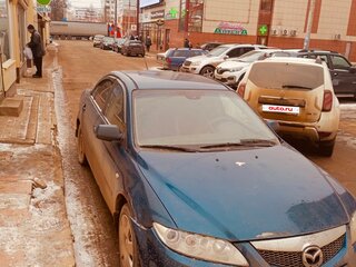 2006 Mazda 6 I (GG) Рестайлинг, синий, 200000 рублей, вид 2
