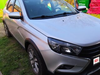 2017 Lada (ВАЗ) Vesta SW Cross I, серебристый, 1200000 рублей, вид 5