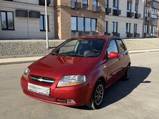 2007 Chevrolet Aveo I, красный, 450000 рублей, вид 1