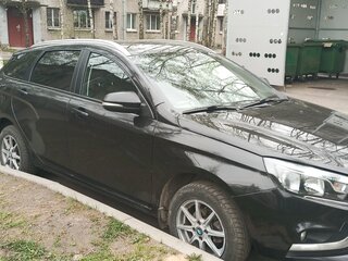 2019 Lada (ВАЗ) Vesta SW I, чёрный, 950000 рублей, вид 1