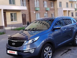 2015 Kia Sportage III Рестайлинг, синий, 1380000 рублей, вид 2