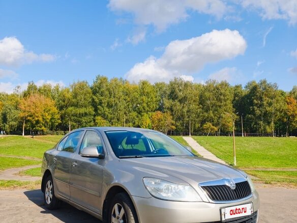 2012 Skoda Octavia II (A5) Рестайлинг, бежевый