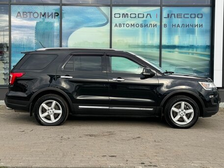2019 Ford Explorer V Рестайлинг 2, чёрный, 3120000 рублей, вид 4
