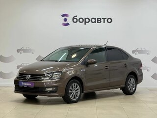 2019 Volkswagen Polo V Рестайлинг, коричневый, 1430000 рублей, вид 1