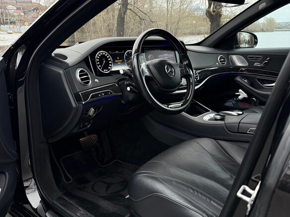 2016 Mercedes-Benz S-Класс 350 CDI BlueTEC Long 9G-TRONIC VI (W222, C217), чёрный, 3800000 рублей - вид 7