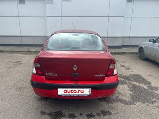 2005 Renault Symbol I Рестайлинг, красный, 120000 рублей, вид 4