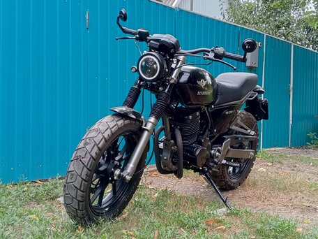 2013 Motoland Scrambler 250, чёрный, 135000 рублей, вид 1