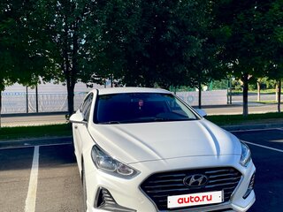 2017 Hyundai Sonata VII (LF) Рестайлинг, белый, 1800000 рублей, вид 1