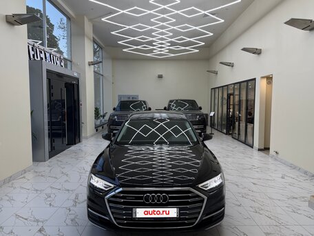2021 Audi A8 Long 55 TFSI IV (D5), чёрный, 5799999 рублей, вид 2