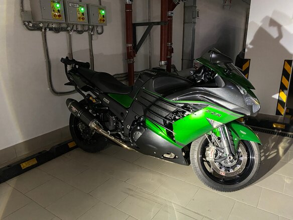 2018 Kawasaki ZZR 1400, зелёный, 1350000 рублей - вид 14