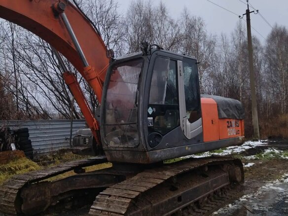 2007 Hitachi ZX200, оранжевый, 3000000 рублей - вид 1