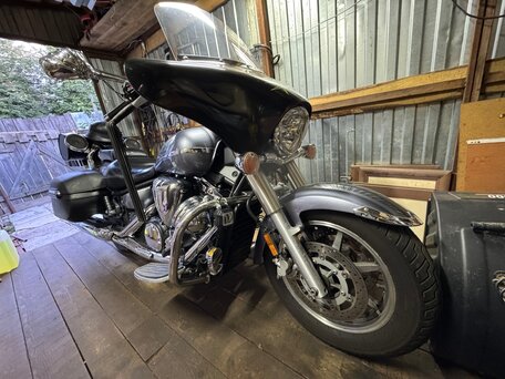 2007 Yamaha XVS1300, серый, 670000 рублей, вид 2