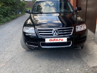 2006 Volkswagen Touareg I, чёрный, 900000 рублей, вид 2