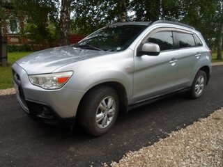 2012 Mitsubishi ASX I Рестайлинг, серебристый, 910000 рублей, вид 2