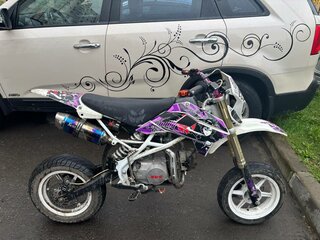 2017 Kayo Basic TT125, фиолетовый, 65000 рублей, вид 3