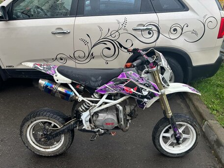 2017 Kayo Basic TT125, фиолетовый, 65000 рублей, вид 3