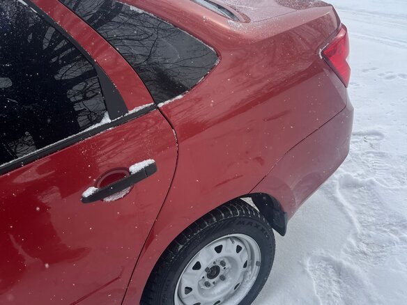 2012 Lada (ВАЗ) Granta I, красный, 520000 рублей - вид 6