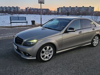 2007 Mercedes-Benz C-Класс 280 III (W204), серый, 1195000 рублей, вид 2