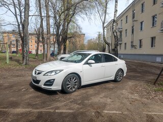 2012 Mazda 6 II (GH) Рестайлинг, белый, 965000 рублей, вид 1