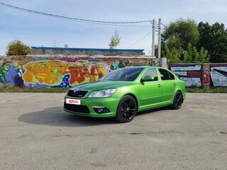 2012 Skoda Octavia RS II Рестайлинг, зелёный, 1370000 рублей, вид 1