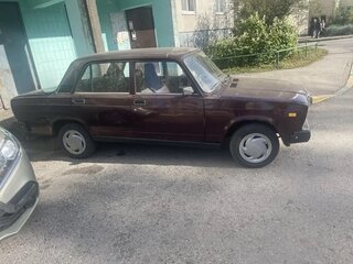 2010 Lada (ВАЗ) 2107, пурпурный, 75000 рублей, вид 4